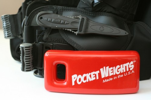 Pocket weights bcd scuba - weights,